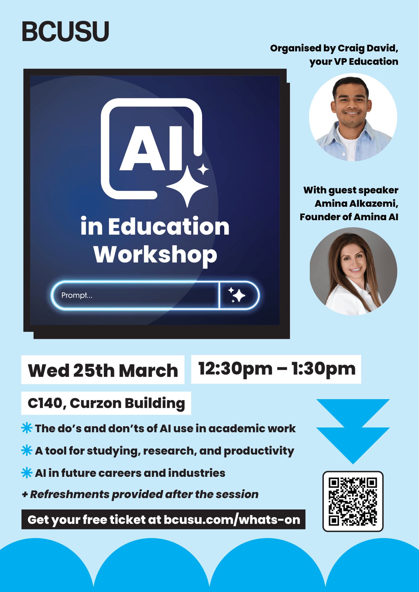 AI in Education Workshop — BCUSU, March 2026